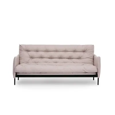 Canapea extensibila RENGE, 3 locuri, crem, 200x82x92 cm