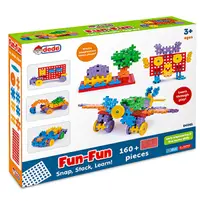 Set de constructie, Dede, Fun-Fun Puzzle, 160 piese