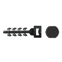 CELO Round box push-in plug InsertFIX IFS, negru