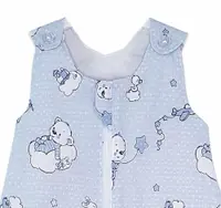 Sac de dormit copii 0.5 tog KidsDecor Ursuletul Martinica albastru din bumbac 140 cm