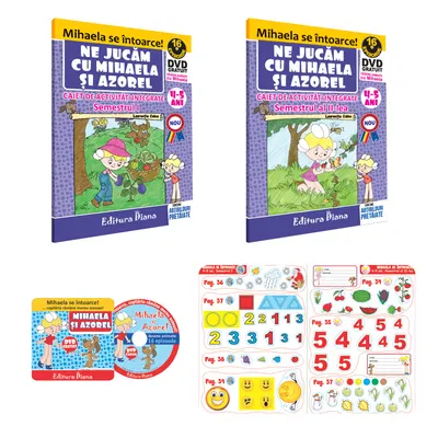 Set activități integrate Mihaela si Azorel Sem I + Sem II, 4-5 ani