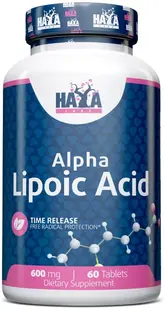 Alpha Lipoic Acid, 600 mg, 60 tablete, Haya Labs