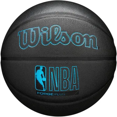 Minge de baschet Wilson - NBA Forge Plus, mărimea 7, neagră