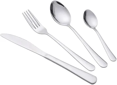 Set de tacâmuri Muhler - Aria MR-1601, 16 piese, argintiu