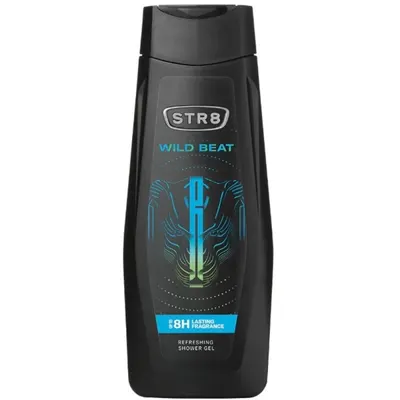 Gel de Dus STR8, Wild Beat, Barbati, 400 ml