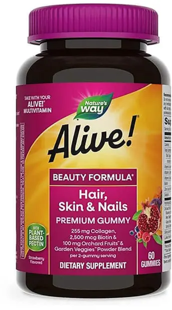 Alive Hair, Skin & Nails Premium Formula, 60 tablete, Nature's Way