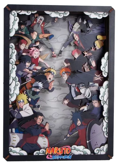 Dioramă Kito Art Animation: Naruto Shippuden - Combat