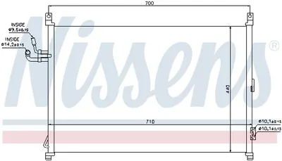 Radiator clima AC INFINITI M45 4.5 dupa 2005