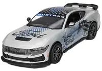 Mașinuță metalică Kinsmart Livery Edition - 2024 Ford Mustang Dark Horse, 1:38, gri
