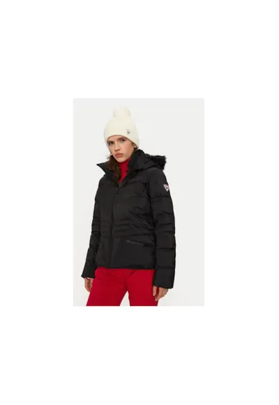 Geaca ski dama - 304735646 - Poliamida - Negru - Negru