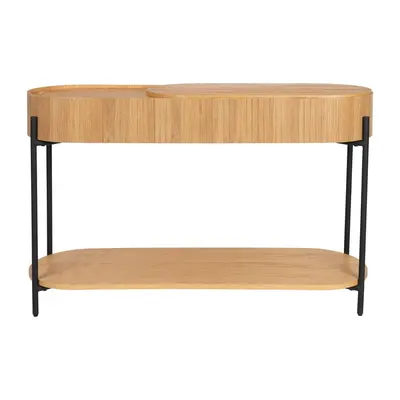 Masă consolă în culoare naturală 36x120 cm Slides – Zuiver