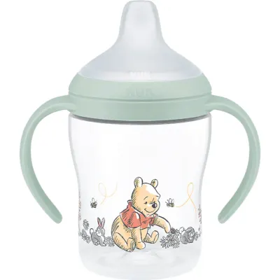 NUK Perfect Match Disney cană pentru antrenament cu mânere Winnie the Pooh 6m+ 1 buc