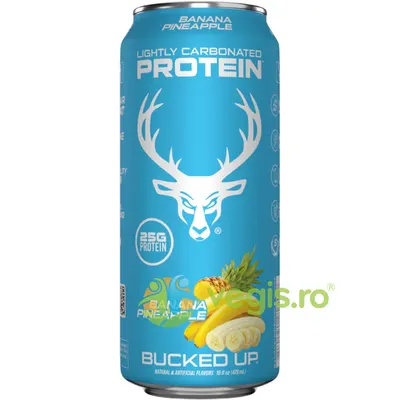 Bautura Proteica Usor Carbogazoasa cu Aroma de Banane si Ananas 473ml