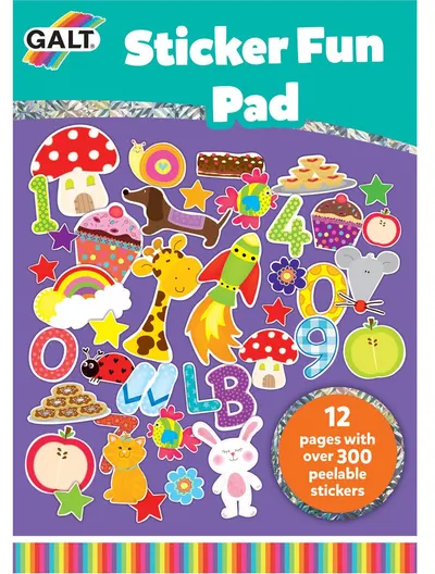 Caiet cu stcikere Galt Sticker Fun Pad