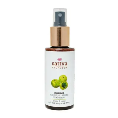 Tonic pentru par cu henna si amla, 100ml, Sattva Ayurveda