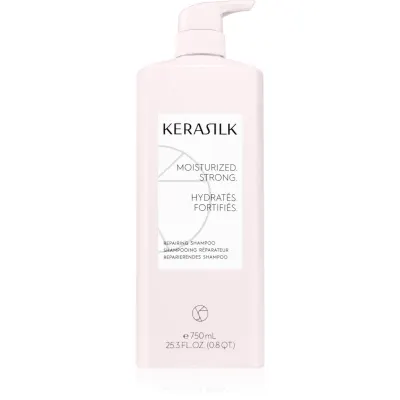 KERASILK Essentials Repairing Shampoo Sampon pentru curatare si hranire a parului pentru păr uscat și deteriorat 750 ml