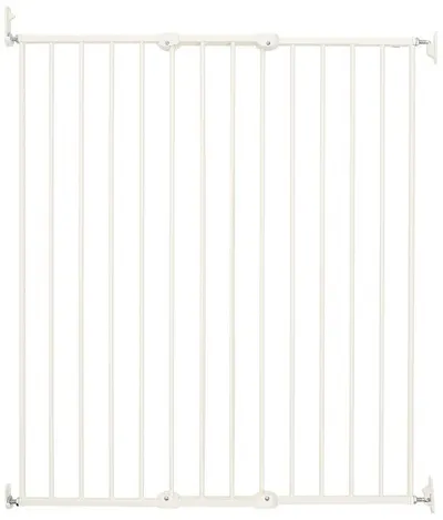 Barieră BabyDan - Pet Gate Streamline, 104 cm, albă