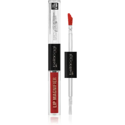 bellaoggi Lip Magnifier ruj rezistent si luciu de buze. 2 in 1 culoare Poppy Red 2.7 ml