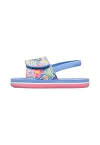Sandale slingback cu velcro Finn - Verde/Albastru pastel/Roz