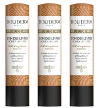 Doliderm Rituel de Miel Set - Balsam de buze, 3 x 4.2 g