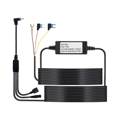 Kit Mini-USB pentru alimentarea permanenta a camerei auto DVR la tabloul de sigurante - AD-BGC12VP