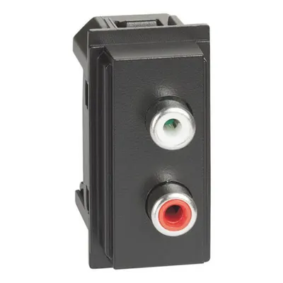 L.NOW - modul dublu RCA negru