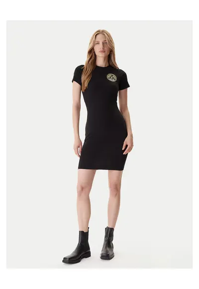 Rochie casual - dama - negru - fabrica de calitate