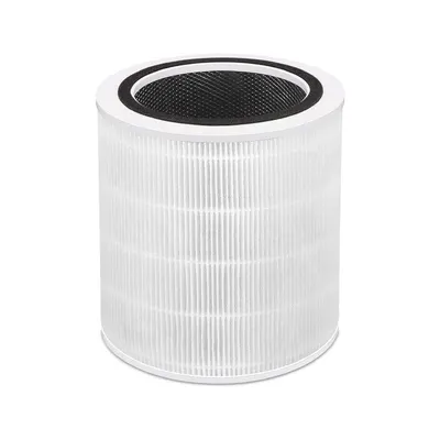 Filtru PAA-home compatibil cu purificatoarele de aer LEVOIT Core 400S, Core 400S-RF, 3 straturi: filtrul preliminar din nylon, filtrul true HEPA si fi