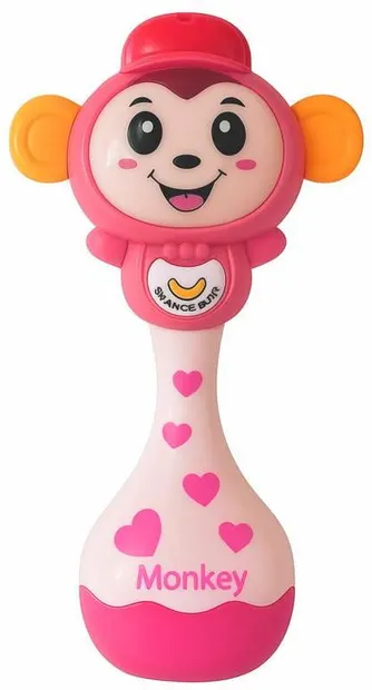 Jucărie muzicală pentru bebeluși Raya Toys – Maimuță