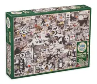 Puzzle Cobble Hill din 1000 de piese - Animale alb-negru, Shelley Davis