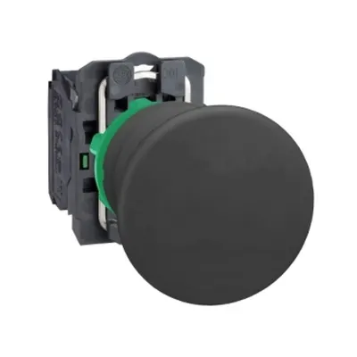 Buton Negru Ø 22, Cap de Tip Ciuperca Ø 40