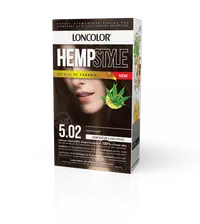 Vopsea de par permanenta HempStyle Nr. 5.02, 110ml, Loncolor