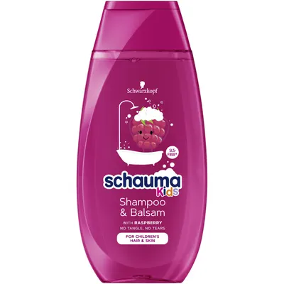 Sampon si gel de dus pentru copii Raspberry, 400ml, Schauma