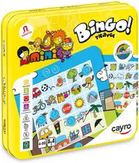 Joc magnetic Bingo pentru drum (cutie metalică)