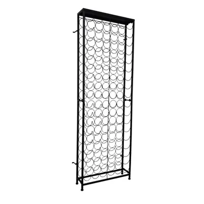 vidaXL Suport sticle de vin pentru 108 sticle, metal