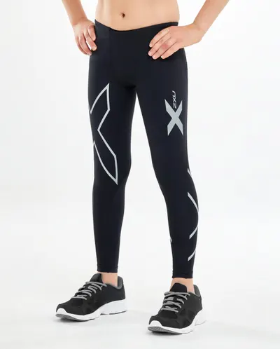 Colanti compresie pentru copii Youth Compression Tights - negri