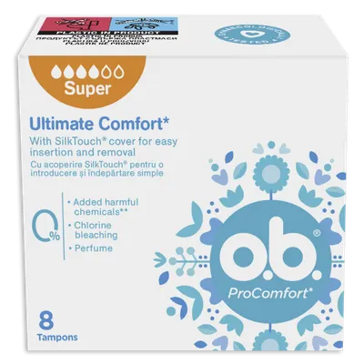 Tampoane Procomfort super, 8 bucati, O.B.