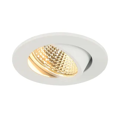 Spot incastrat, NEW TRIA 68 Ceiling lights, white Indoor LED recessed ceiling light white round 2700K 38° incl. driver clip springs
