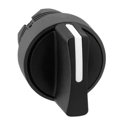 Cap de Selector, 3 Pozitii, Ø 22, Negru