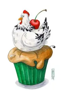 Carte postala: Capcake. Kotkodak