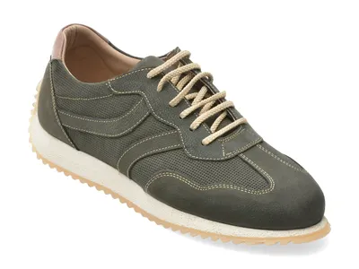 Pantofi sport OTTER gri, G202, din nabuc