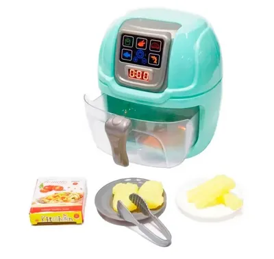 Aparat de gatit multifunctional cu lumini pentru copii Ntoys Air Fryer Green