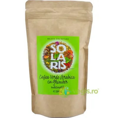 Cafea Verde Arabica Macinata Cu Ghimbir 260g