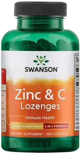 Zinc & C, 200 tablete îndulcite, Swanson