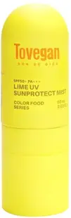 Tovegan Color Food Spray facial cu protecție solară Yellow, SPF50+, 60 ml