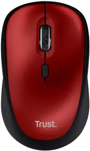Mouse Trust - YVI+, optic, wireless, roșu