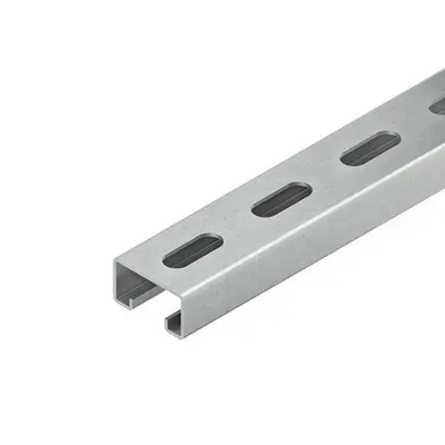 Profil C Tip 2986 Profil C, latimea fantei 18 mm, similar cu DIN EN 60715, perforat 2986-1.75/2 SL