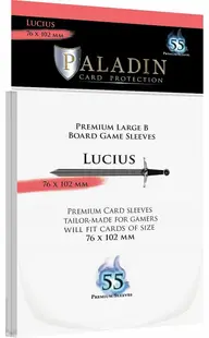 Protecții pentru carduri Paladin Card Protection - Lucius, Large B, 76 x 102 mm (55 buc)