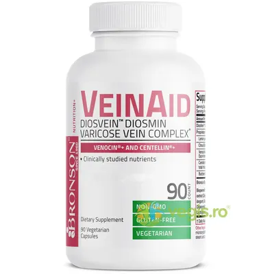 VeinAid Diosmina Varicoza Circulatia Venelor 90cps
