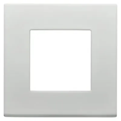 Placa ornament DAHLIA - IN TECHNOPOLYMER - 1 modul - LIGHT GREY